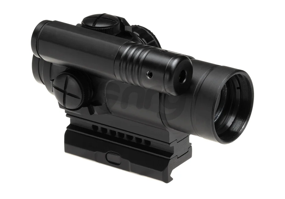 Aim-O red dot M4 cu laser Negru 4