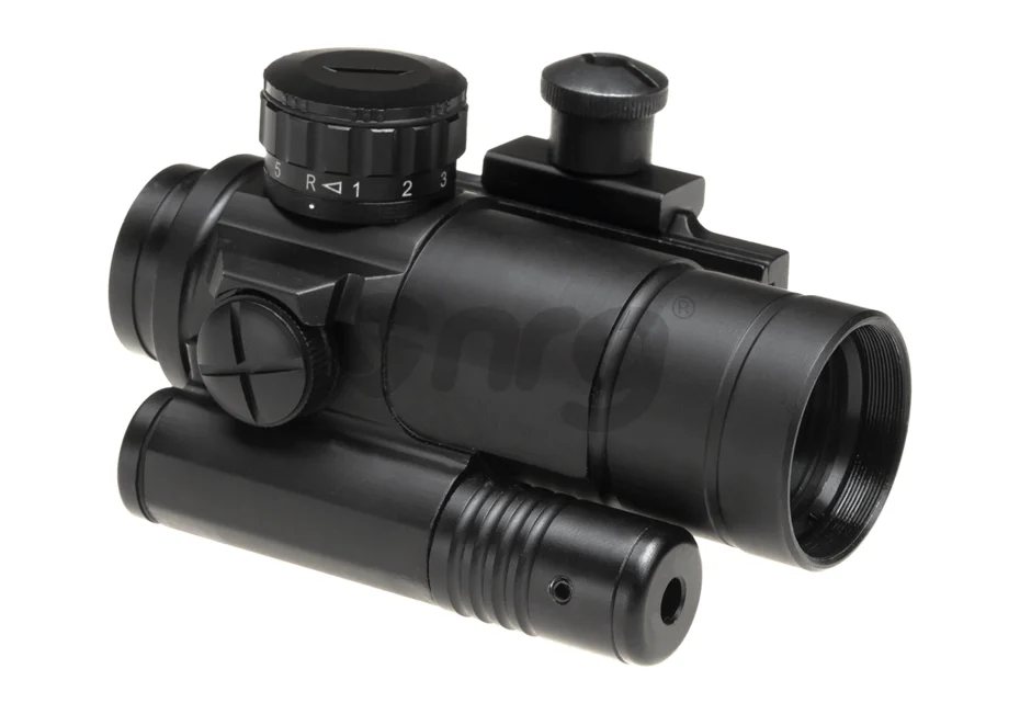 Aim-O red dot M4 cu laser Negru 3