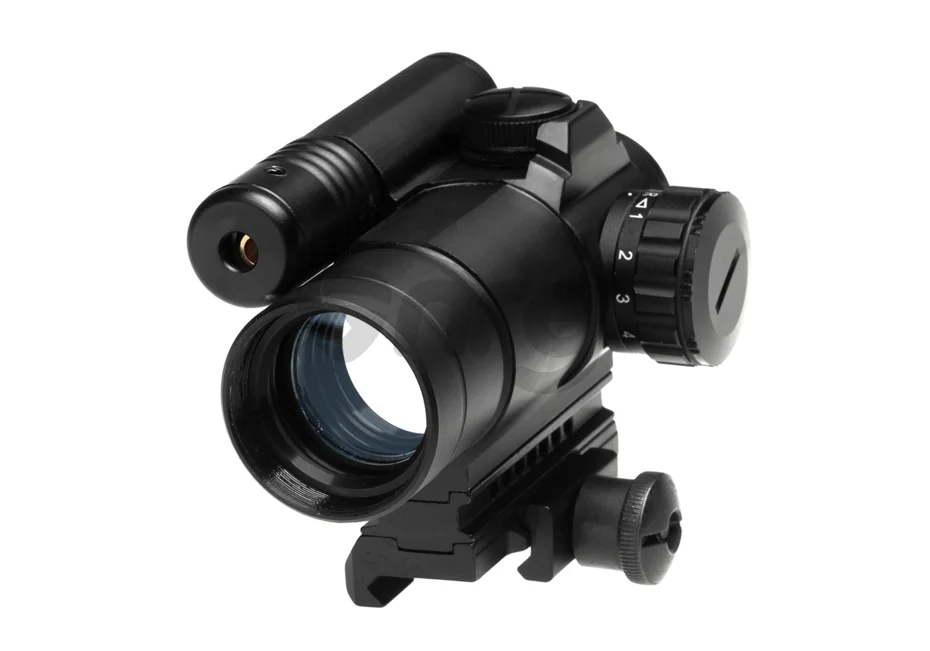 Aim-O red dot M4 cu laser Negru 2