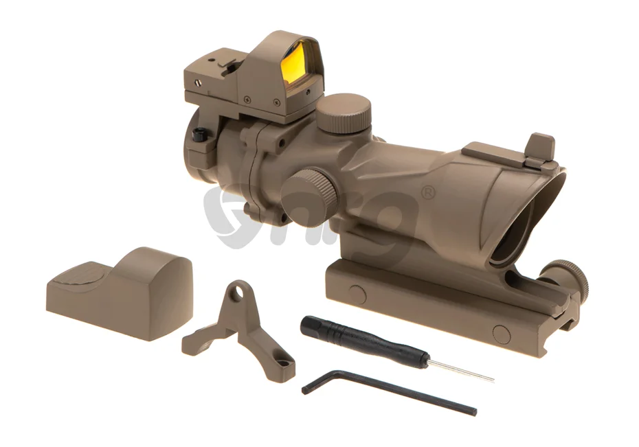 Aim-O combo combat scope ACOG 4x32 / Reflex Sight Desert 6