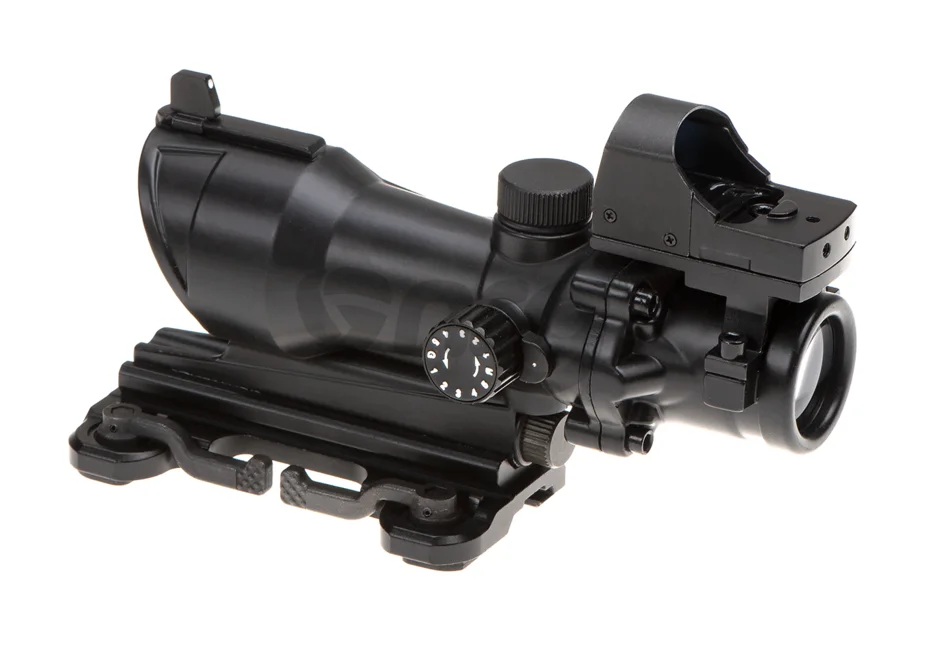 Aim-O combo combat scope ACOG 4x32IR / Reflex Sight QD Negru 5