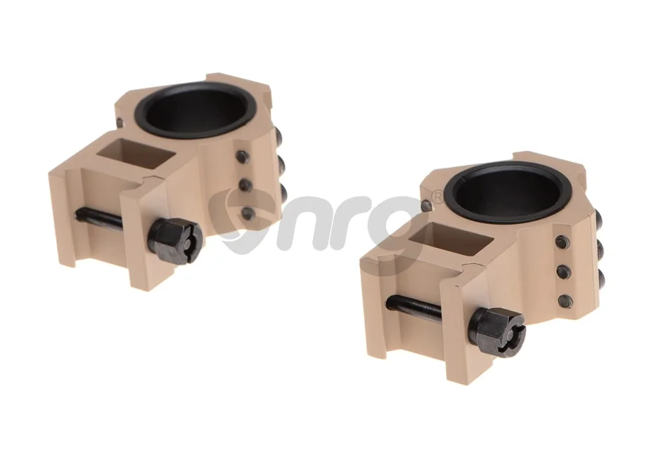 Aim-O inele pentru luneta Top Rail 25.4mm / 30mm inalte Desert 2