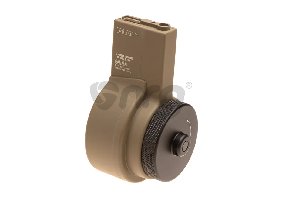 Ares incarcator M4 drum mag  Tan