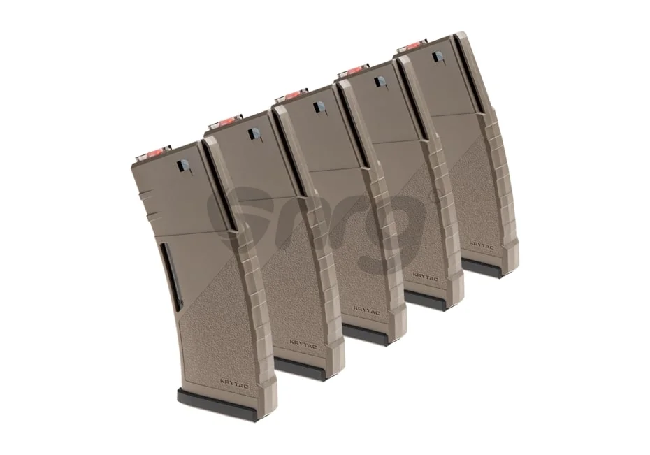 Krytac set 5 incarcatoare M4/M16 mid cap Dark Earth 2