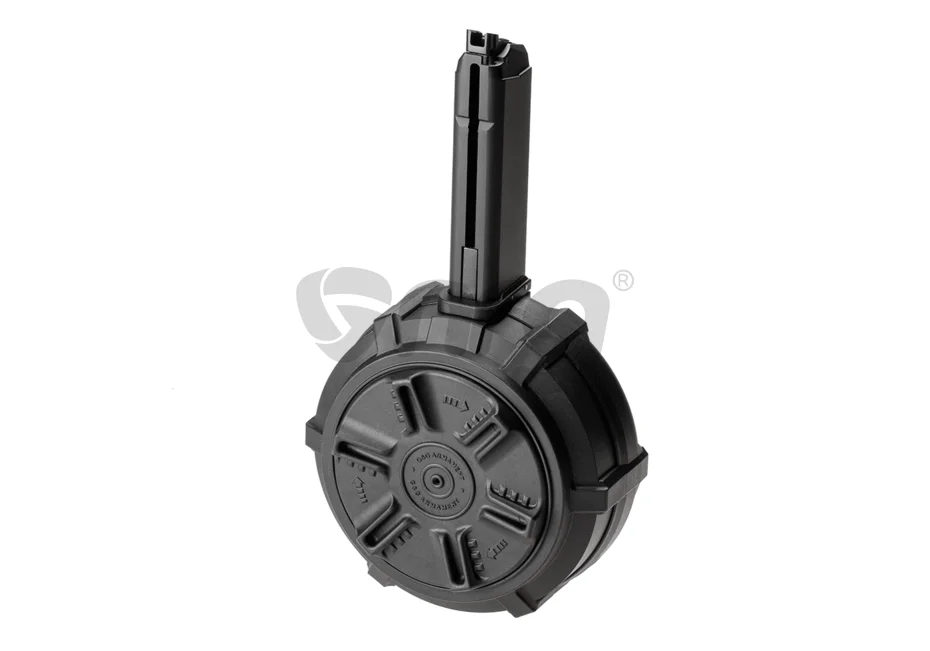 G&G incarcator drum mag SMC9 300 bile Negru 2