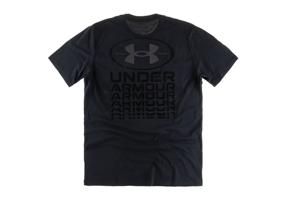 Under Armour tricou UA Armour Repeat SS Negru 3