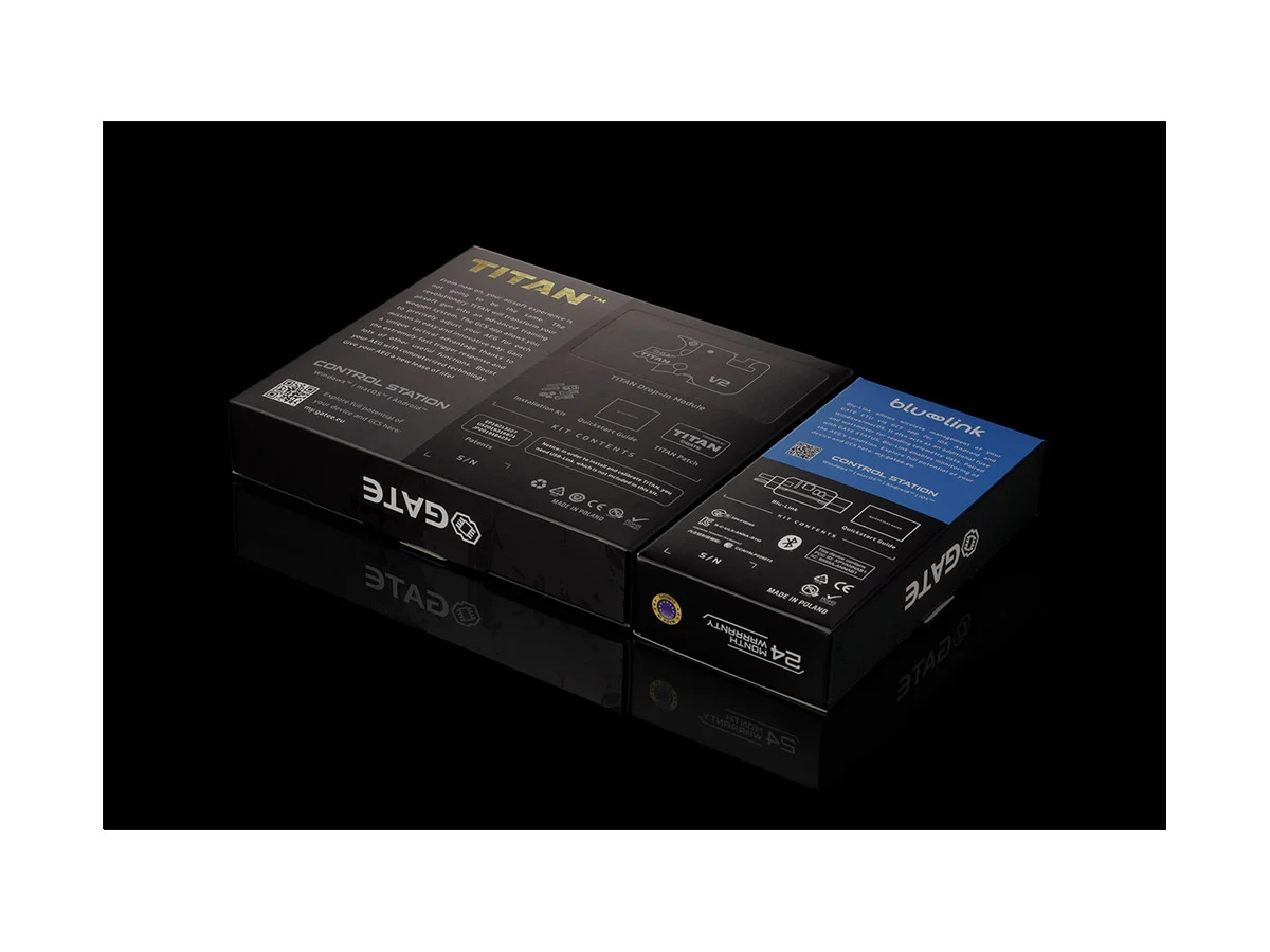 GATE TITAN mosfet expert Blu-Set cablaj spate