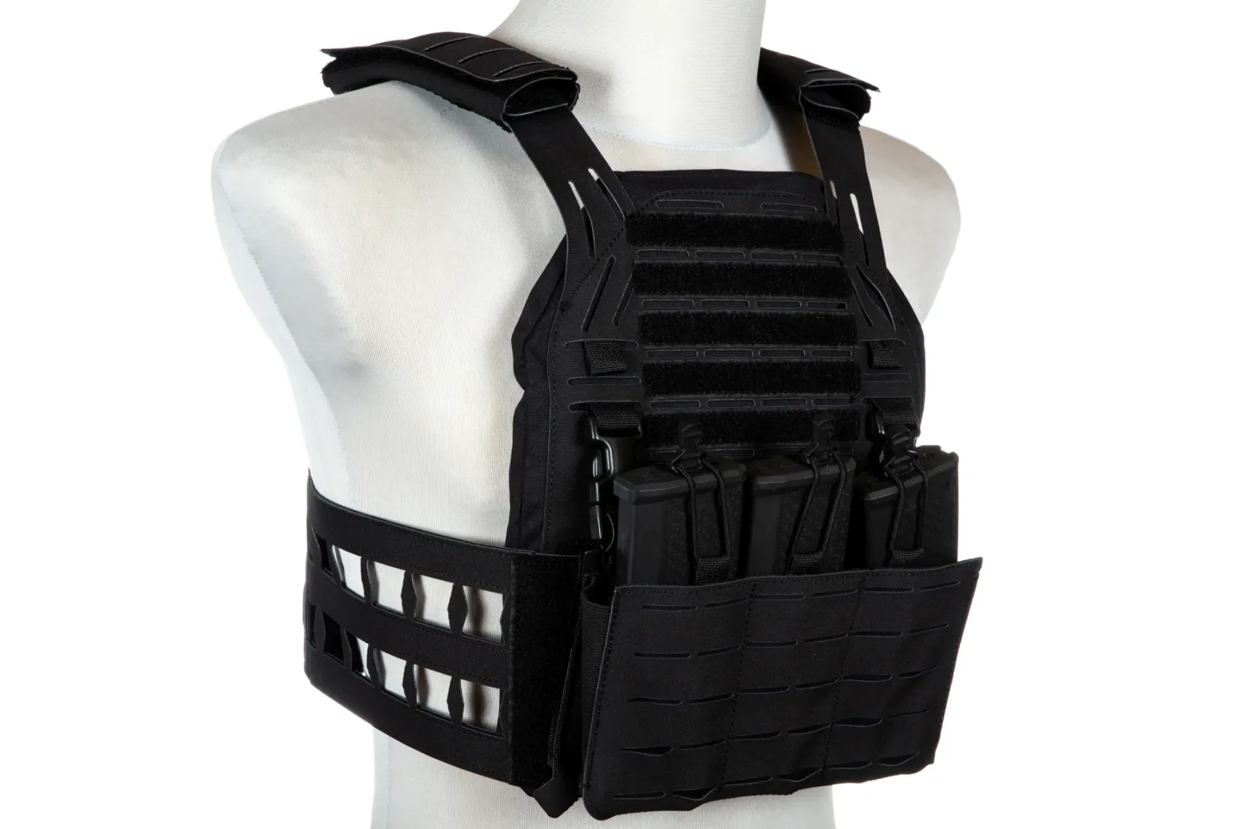 Primal Gear plate carrier Laser-Cut Stegadon Negru 4