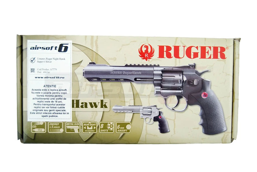 Umarex Ruger Night Hawk Super 6 Silver