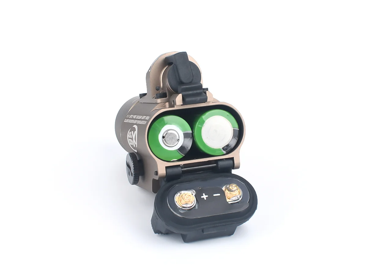 WADSN lanterna tactica + laser Rosu X400 Dark Earth 2