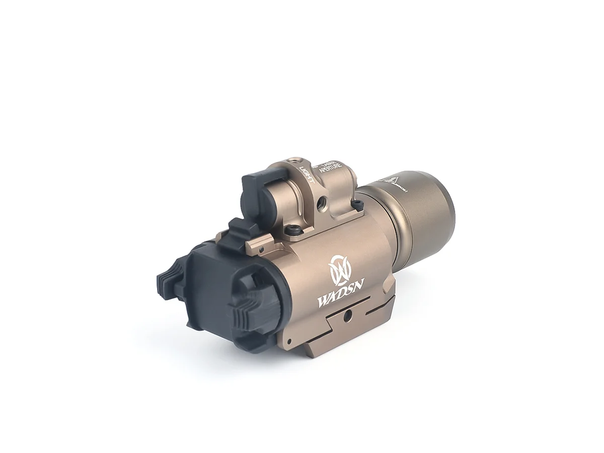 WADSN lanterna tactica + laser Rosu X400 Dark Earth 4